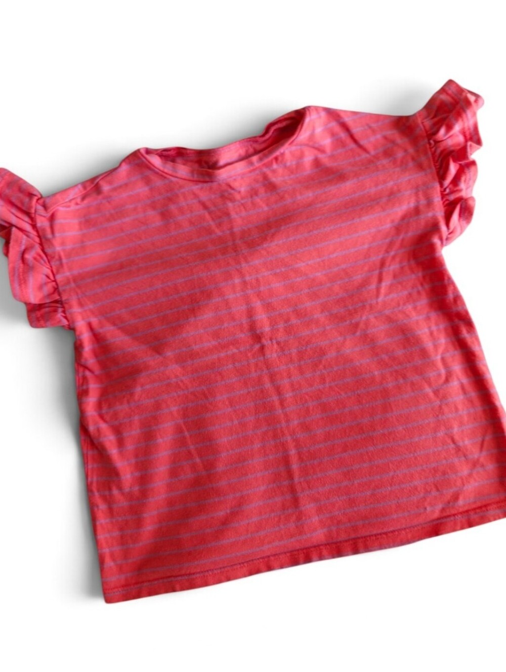 Tucker + Tate Hot Pink Top with Lavender Stripes